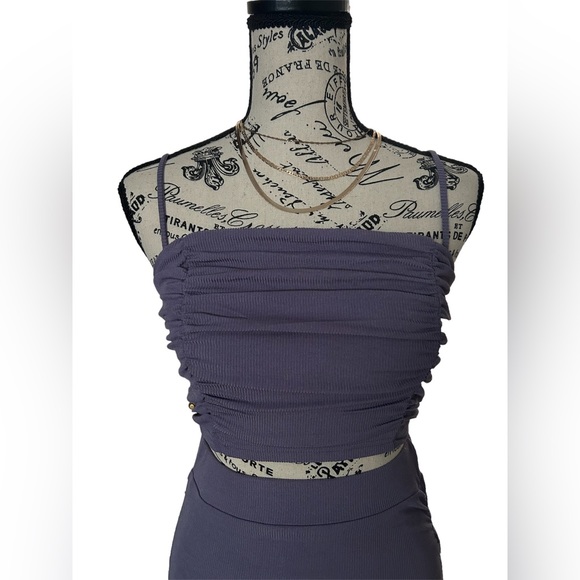 NWT Sexy Two-Piece Skirt Set | Bandage Fit | Ruching Detail | S–L - Picture 2 of 8